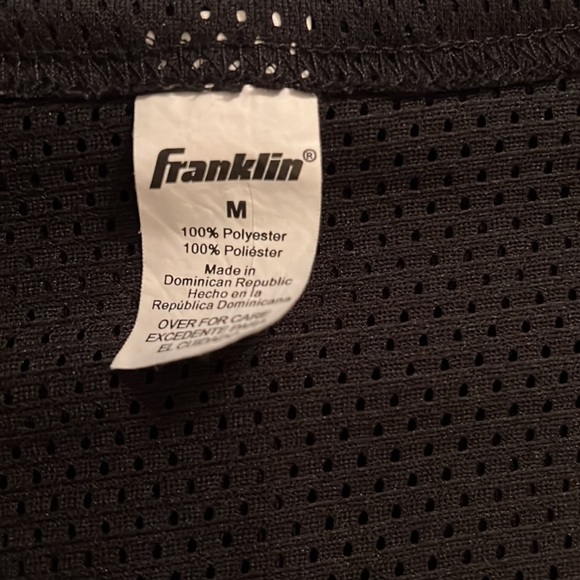 Franklin Kids Size Medium - Black mesh Carolina Panthers jersey - Picture 2 of 4